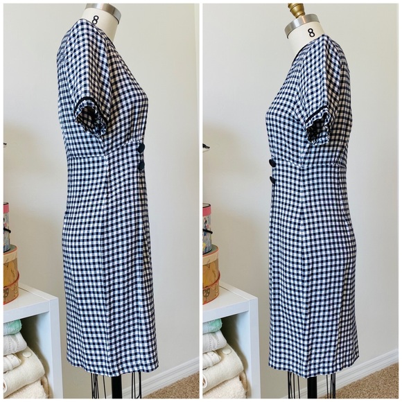 Vintage 80’s/90’s Buffalo Plaid Dress - Picture 3 of 16